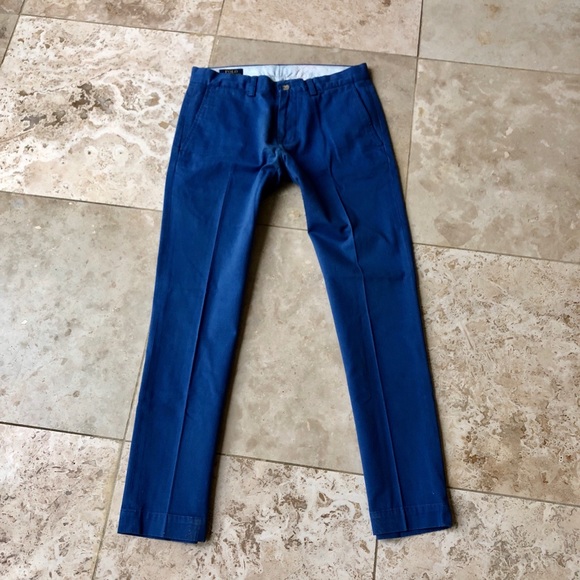 cobalt blue chinos